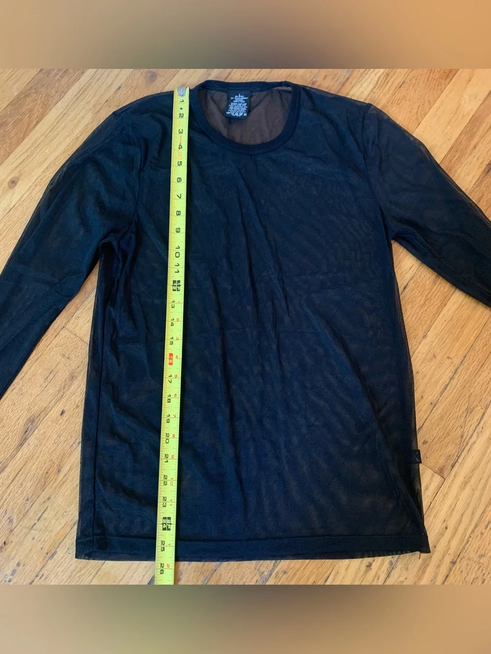 Calvin Klein black mesh long sleeve undershirt and underwear size M